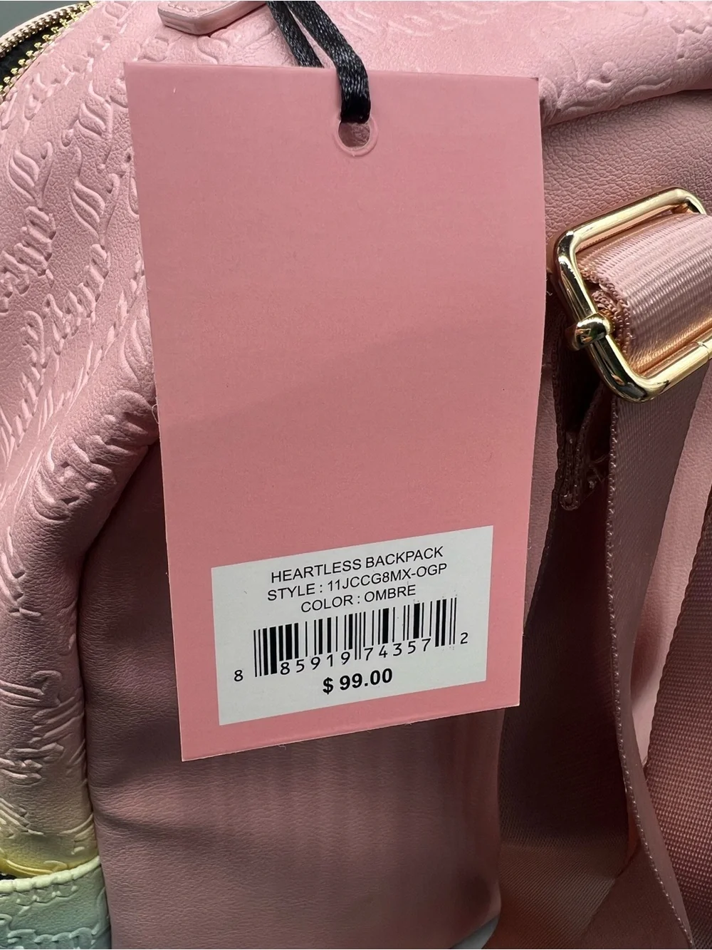 Juicy couture heartless backpack